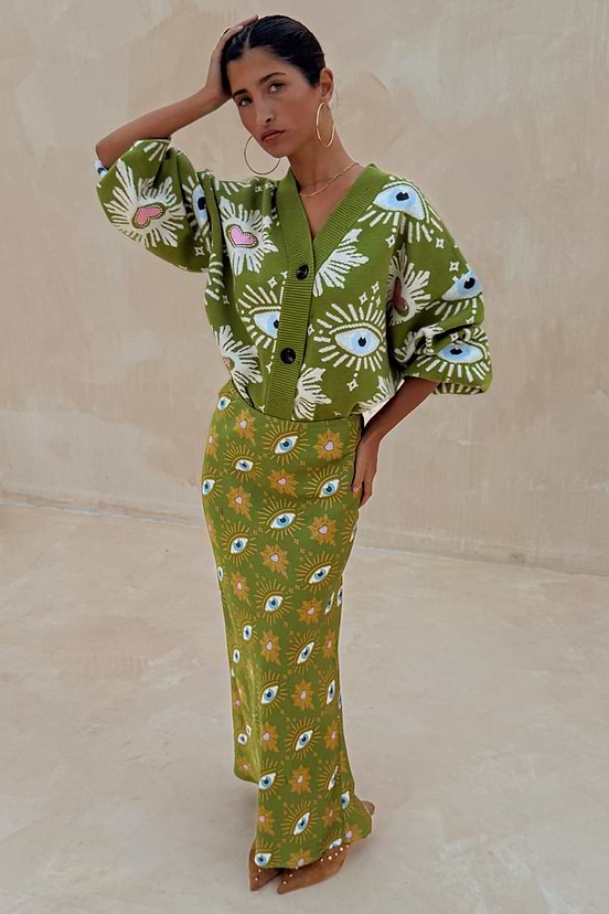 never fully dressed green skirt Never Fully Dressed sequin maxi skirt in olive