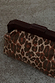 Lucia Leopard Denim Bag