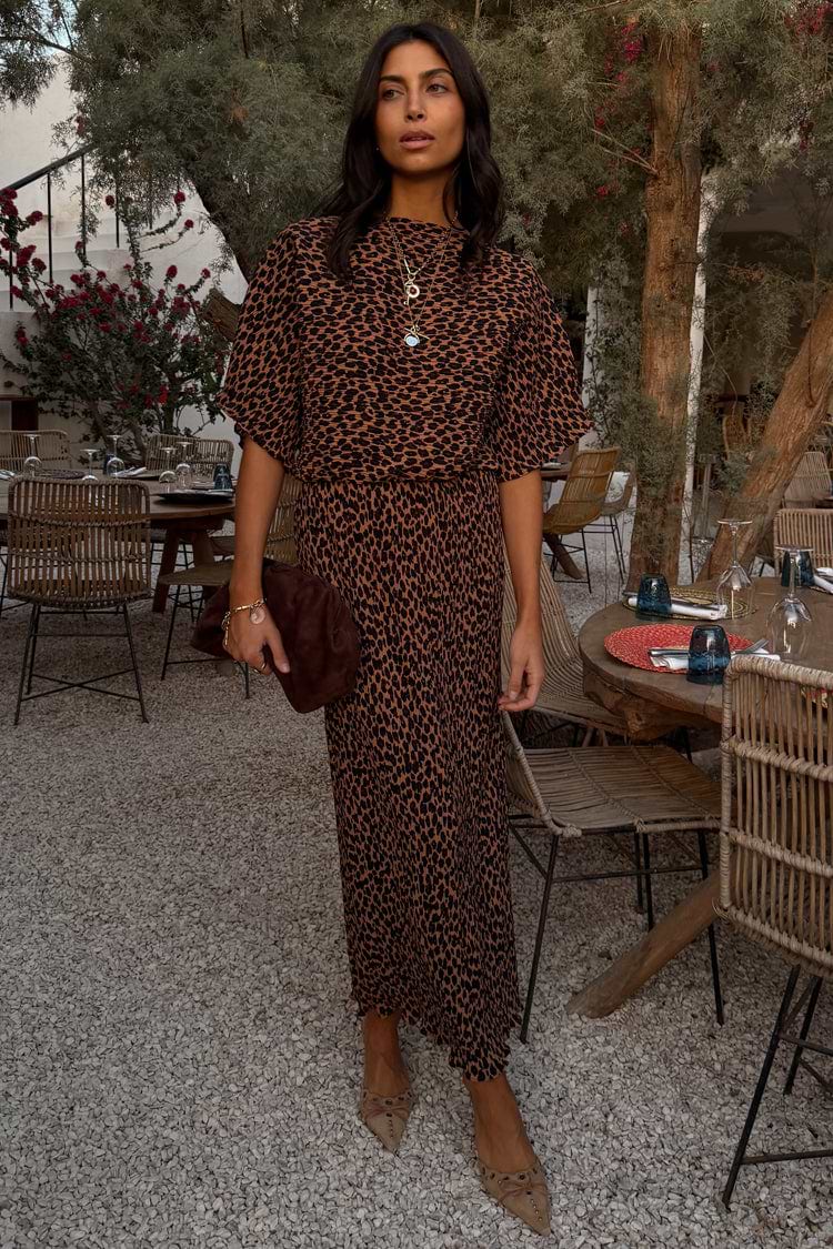 dress with leopards Women's Lucia Leopard Tilly Dress in Leopard - Size XXXL