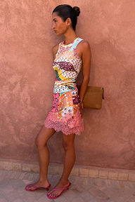 Pastel Morocco Mini Maeva Skirt