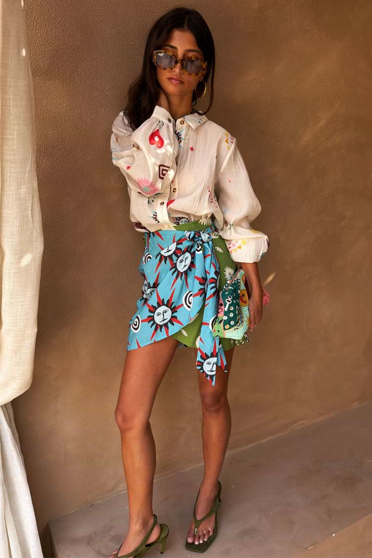 never fully dressed mini skirt Morocco Mini Wrap Skirt – Never Fully Dressed