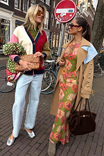 Olive Buckles Mesh Dress