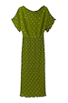 Olive Jojo Dress with Gold Fleck – Never Fully Dressed