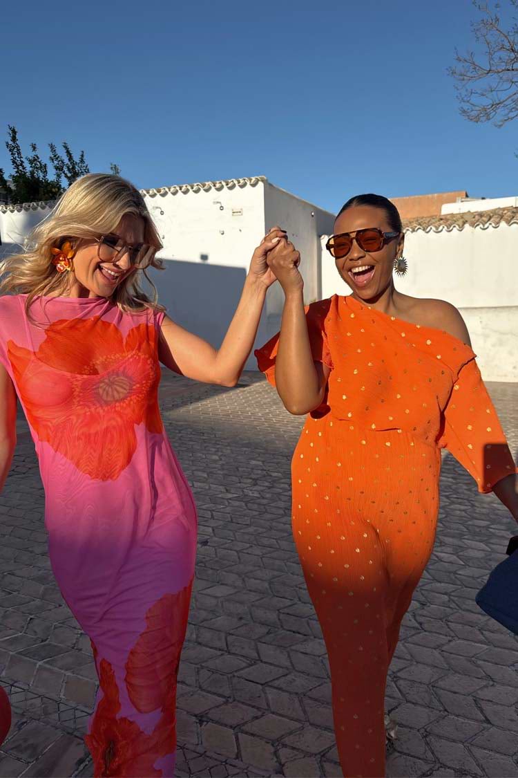 Orange Tilly Dress – Never Fully Dressed