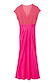 Pink and Red Crochet Elodie Dress