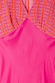 Pink and Red Crochet Elodie Dress