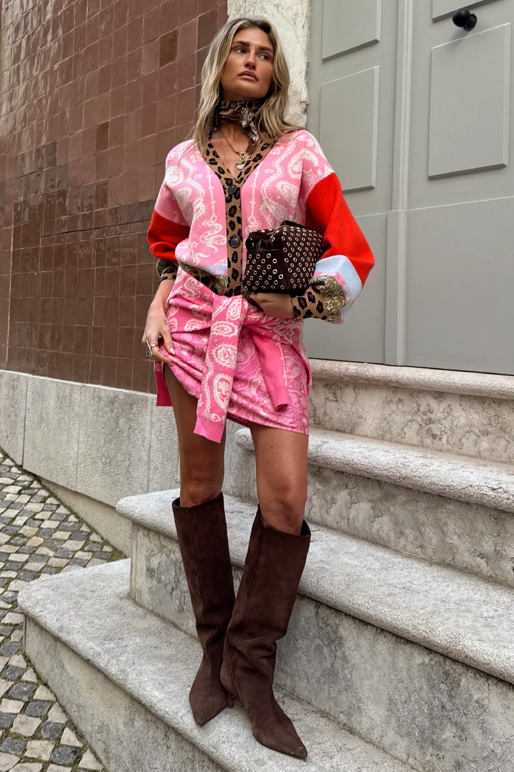Splice Bandana Cardigan – Never Fully Dressed