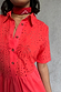 Thumbnail for Red Palm Broderie Hayley Dress