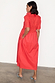 Thumbnail for Red Palm Broderie Hayley Dress