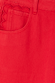 Red Denim Scallop Jeans