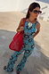 Red Mesh Tote Bag