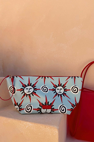 Red Mesh Tote Bag