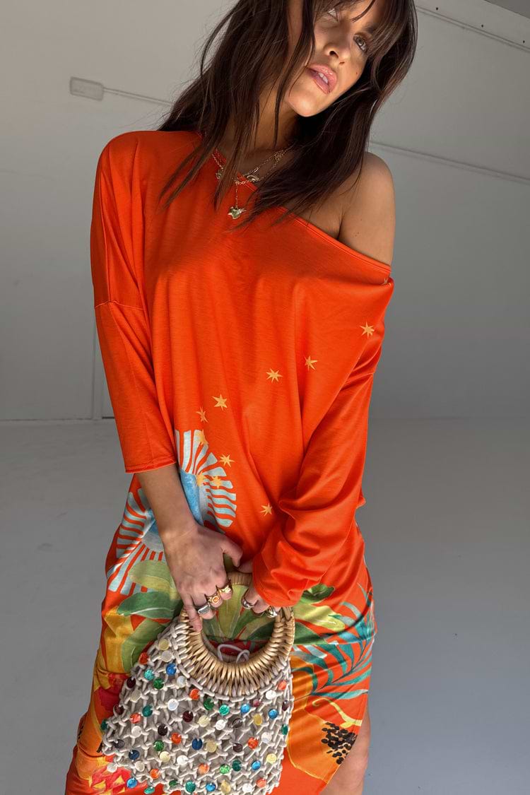 Orange Rio Jem Dress – Never Fully Dressed