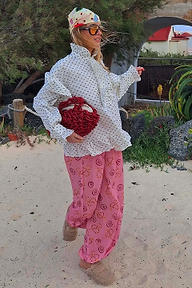 Pink Snake Balloon Trouser