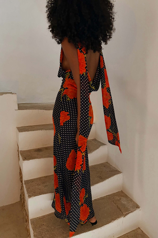 Black Poppy Sophie Dress