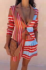 Multi Stripe Blazer