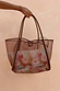 Tan Mesh Tote Bag