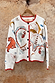 Cream Cheryl Cardigan in Tigress Print