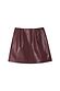 Burgundy Mini Kilt Skirt