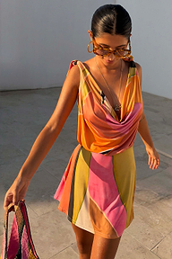 Yellow Tort Wiggle Arm Sunglasses