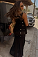 Black Crochet Alicia Dress