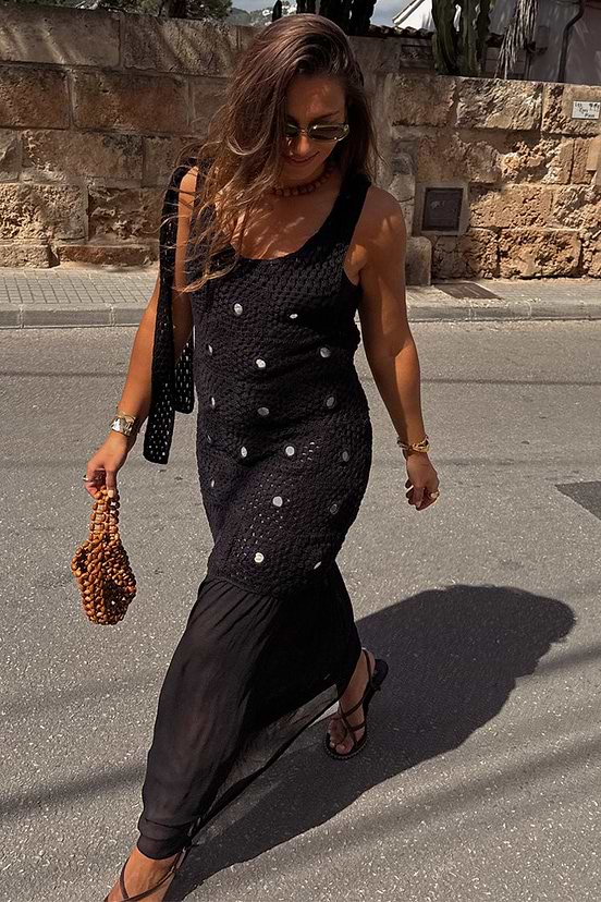 Black Crochet Alicia Dress Never Fully Dressed Black Crochet Alicia Dress Never Fully Dressed