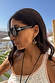 Black Studded Acetate Sunglasses