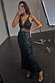 Emerald Sequin Mimi Dress