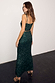 Emerald Sequin Mimi Dress