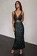 Emerald Sequin Mimi Dress