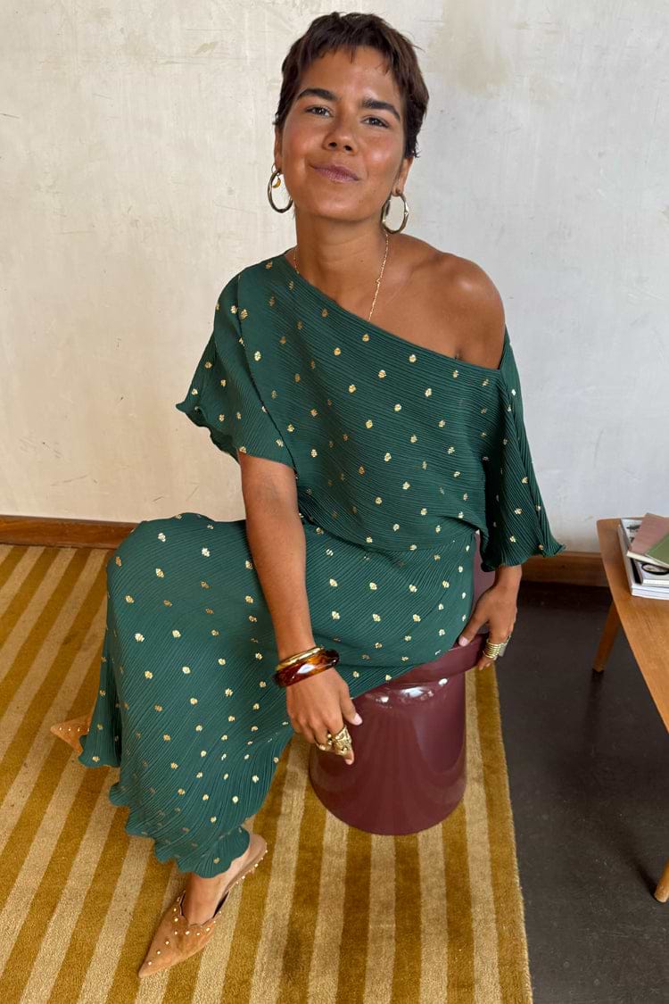 Dark Green Tilly Dress – Never Fully Dressed