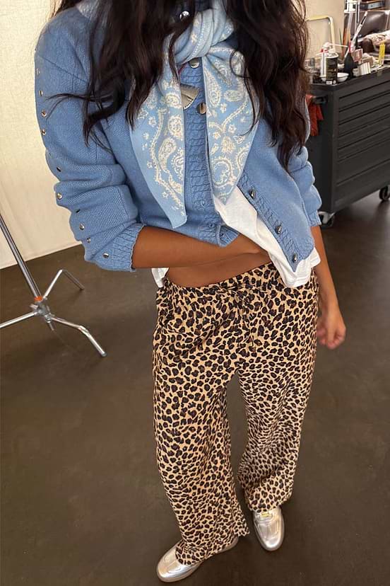Lucia Leopard Elissa Trousers Never Fully Dressed Lucia Leopard Elissa Trousers Never Fully Dressed