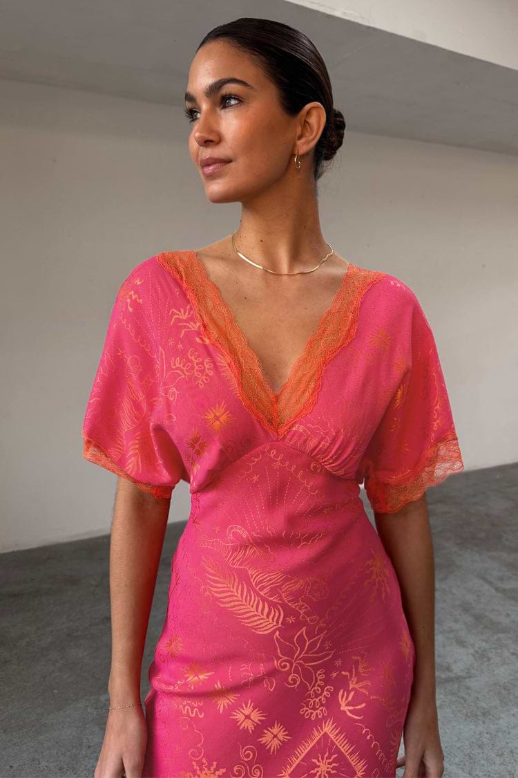 pink safari thea maxi dress Thea Maxi Dress (Pink Safari) | Love Cherish