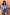 Thumbnail for Blue Stripe Foldover Blazer