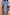 Thumbnail for Blue Stripe Foldover Blazer
