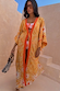 Yellow Sun Kimono with Beading
