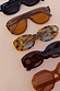 Yellow Tort Wiggle Arm Sunglasses