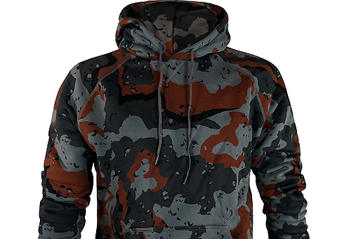 Gym-to-street style - Camo hoodies.