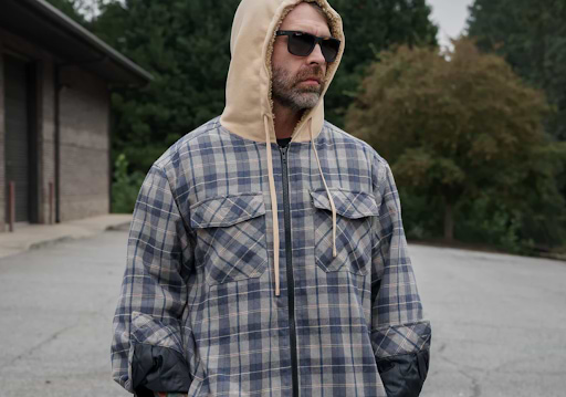 Frontier Zip Plush Lined Flannel.