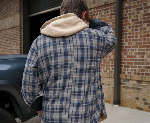 Frontier Zip Plush Lined Flannel.