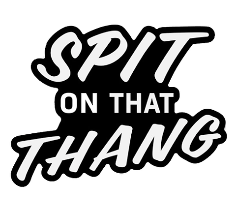 Best decals for veterans and patriots - “Spit on That Thang”.