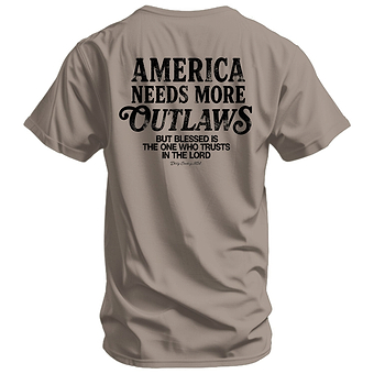 American Needs More Outlaws Men's T-Shirt