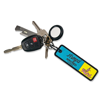 Armed & Aroused Flight Tag Keychain