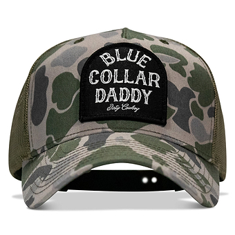Blue Collar Daddy Patch Snapback Hat