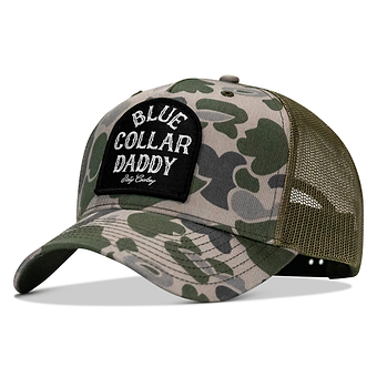 Blue Collar Daddy Patch Snapback Hat