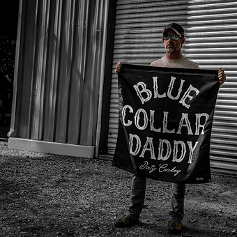 Blue Collar Daddy 3' x 3' Flag