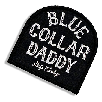 Blue Collar Daddy Velcro Patch