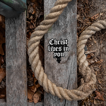 Christ Lives In You Decal