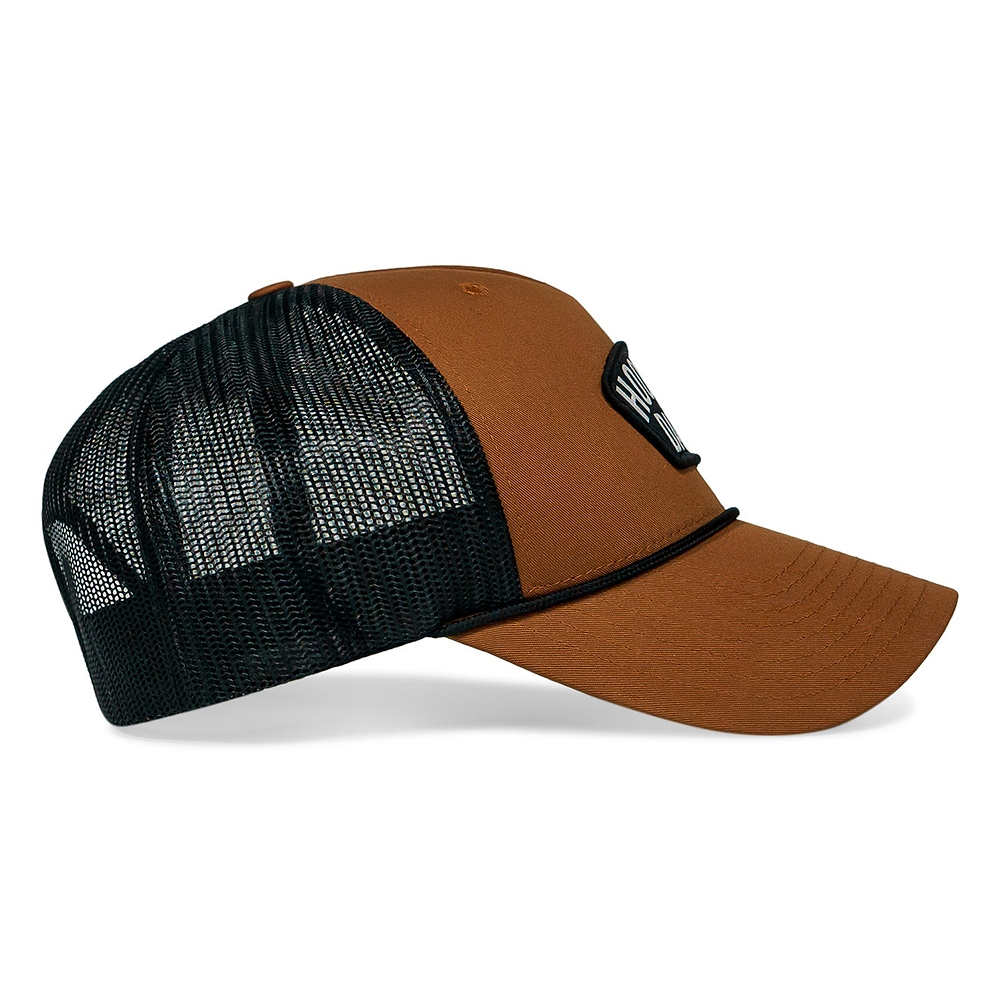 Hoochie Daddy Arched Patch Rope Snapback Hat - Combat Iron Apparel Co.