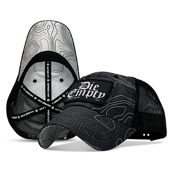 Die Empty Black Patch. Tactical Ripstop Mesh Snapback Hat
